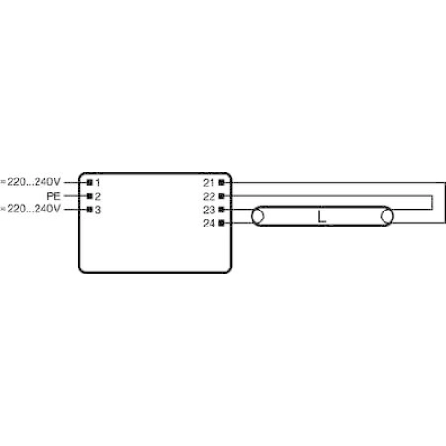 Elektronický předřadník OSRAM QTP-OPTIMAL 1X54-58/220-240 (obrázek 4)