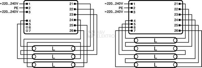 Obrázek produktu Elektronický předřadník OSRAM QTP5 3X14 4X14/220-240 3