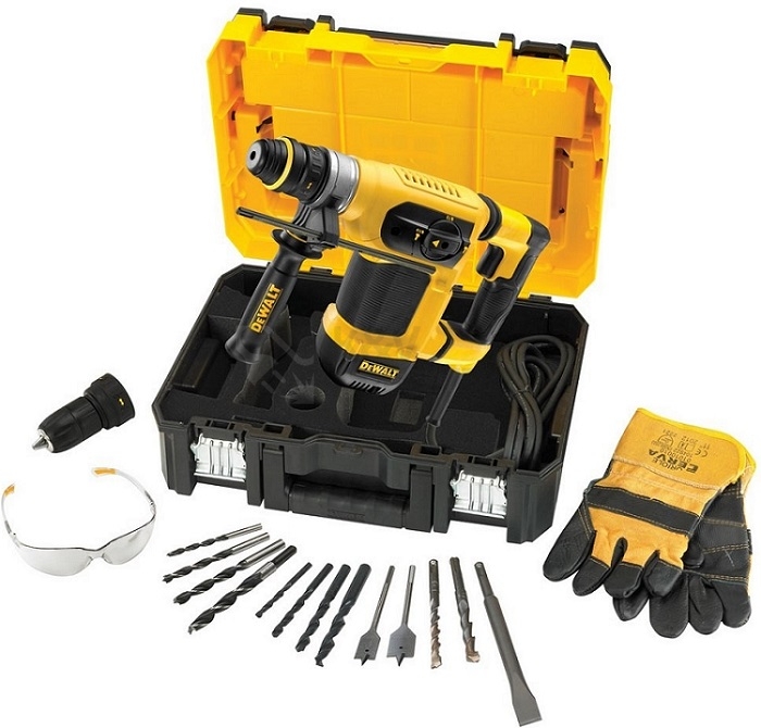 Obrázek produktu Vrtací a bourací kladivo DeWALT D25414KT SDS Plus 1000W sada 0