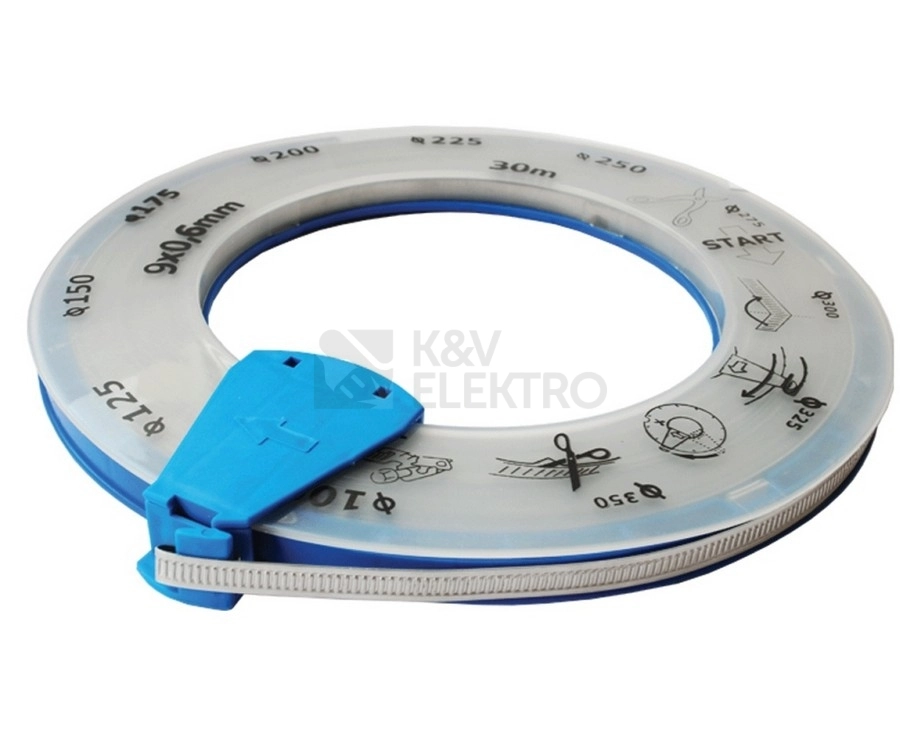 Obrázek produktu Rychloupínací páska VENTS CBR 3000 30mx9mm nerezová 1009928 0