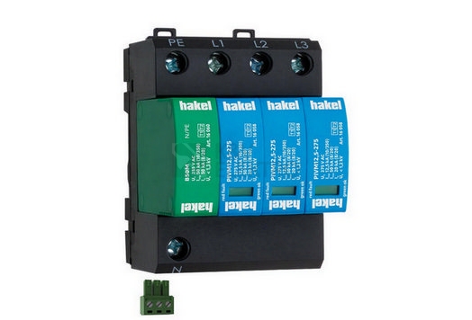 Obrázek produktu Svodič přepětí SPD typ 1+2 PIVM12,5-275 DS/3+1 Vseries 0