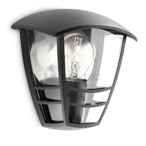 Venkovní nástěnné svítidlo Philips Creek E27 60W IP44