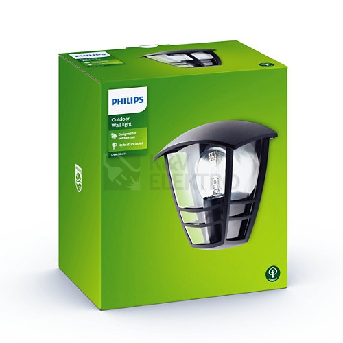 Obrázek produktu Venkovní nástěnné svítidlo Philips Creek E27 60W IP44 2