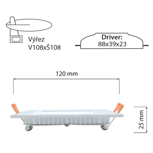 LED podhledové svítidlo McLED TORO S9 TS120-9W2700K-W-EN teplá bílá ML-412.001.33.0 (obrázek 5)