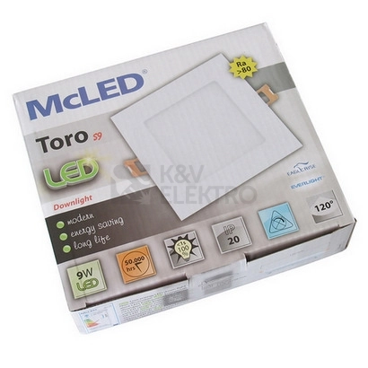 Obrázek produktu LED podhledové svítidlo McLED TORO S9 TS120-9W2700K-W-EN teplá bílá ML-412.001.33.0 11