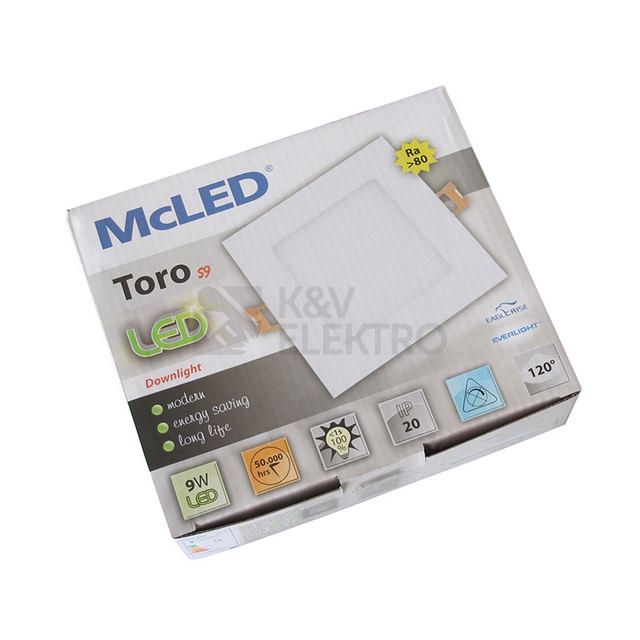 Obrázek produktu LED podhledové svítidlo McLED TORO S9 TS120-9W4000K-W-EN neutrální bílá ML-412.002.33.0 1