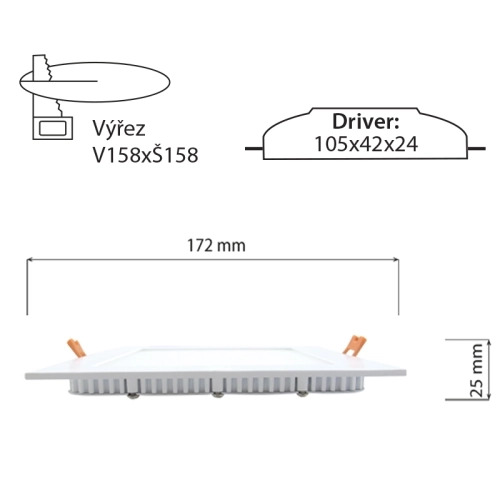 LED podhledové svítidlo McLED TORO S15 TS172-15W2700K-W-EN teplá bílá ML-412.004.33.0 (obrázek 4)