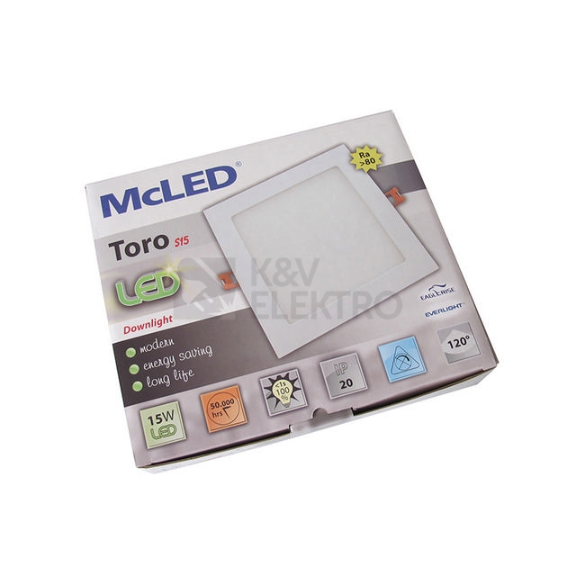 Obrázek produktu LED podhledové svítidlo McLED TORO S15 TS172-15W4000K-W-EN neutrální bílá ML-412.005.33.0 1