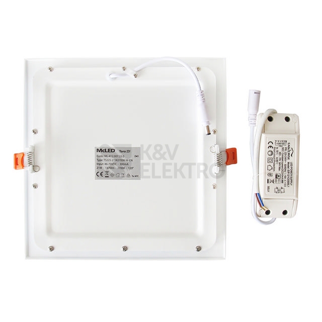 Obrázek produktu LED podhledové svítidlo McLED TORO S21 TS225-21W2700K-W-EN teplá bílá ML-412.007.33.0 13