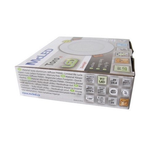 LED podhledové svítidlo McLED TORO R9 TR120-9W4000K-W-EN neutrální bílá ML-412.011.33.0 (obrázek 8)
