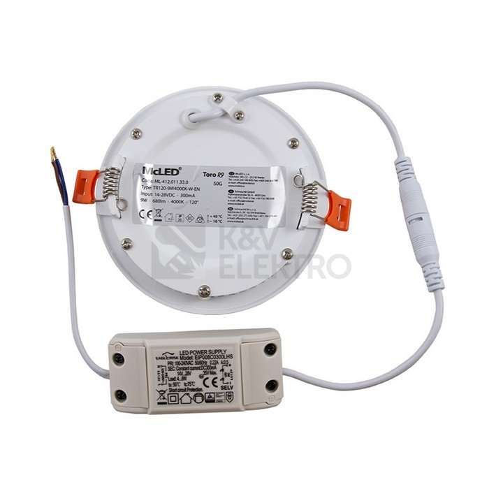 Obrázek produktu LED podhledové svítidlo McLED TORO R9 TR120-9W4000K-W-EN neutrální bílá ML-412.011.33.0 6