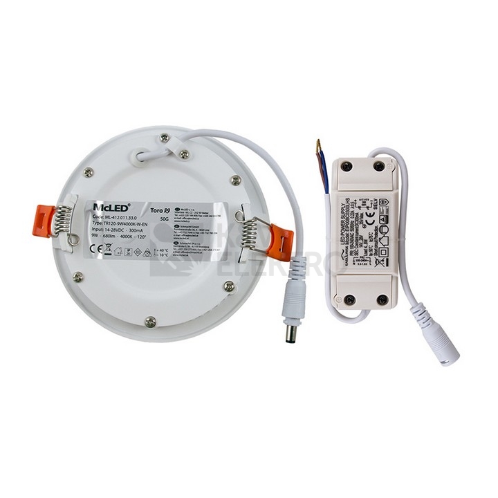 Obrázek produktu LED podhledové svítidlo McLED TORO R9 TR120-9W4000K-W-EN neutrální bílá ML-412.011.33.0 7