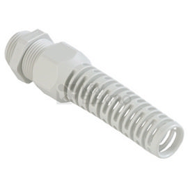 Obrázek produktu Vývodka Agro M20 krátká s ochranou proti zlomení kabelu plast světle šedá 1576.20.12 0