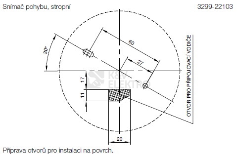 Obrázek produktu  ABB pohybové čidlo 3299-22103 stropní bílá 2