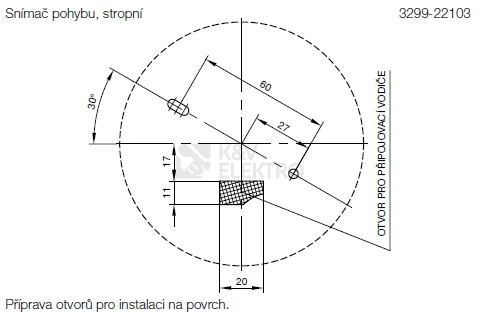 Obrázek produktu ABB pohybové čidlo 3299-22103 stropní bílá 2