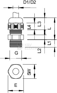 Obrázek produktu VYVODKA V-TEC PG21 SGR /2022664/ 2