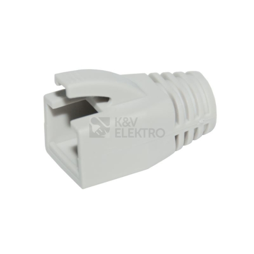  Ochranný kryt konektoru RJ45 Cat. 6A/7 Solarix S45SP-GY-6A šedá