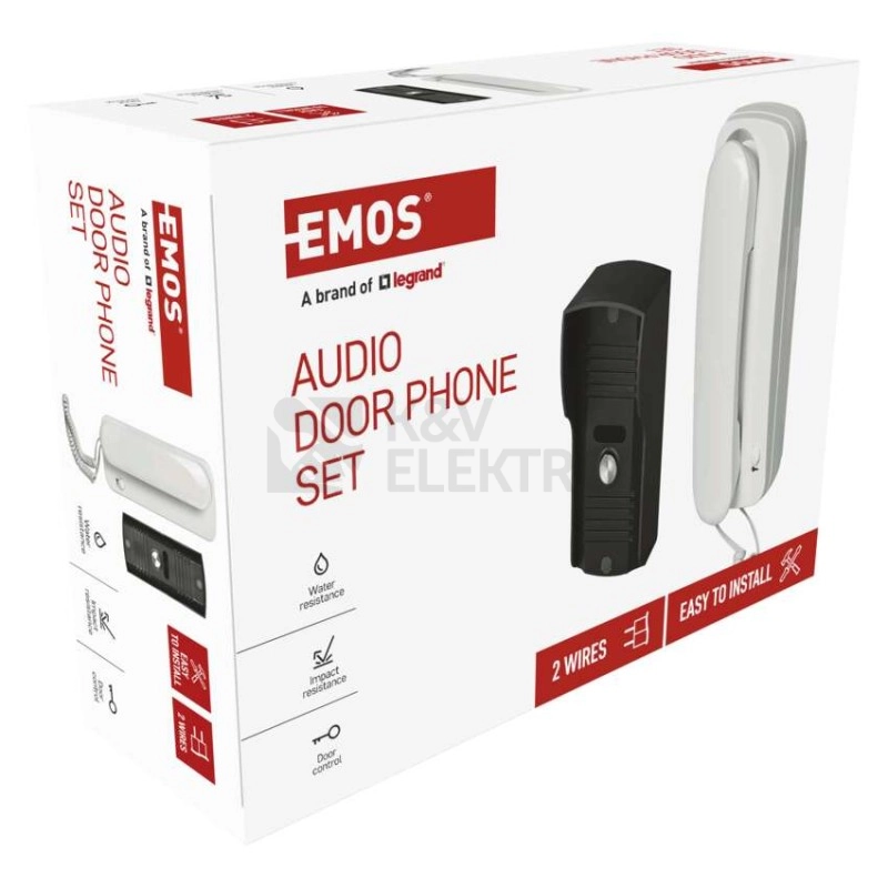 Obrázek produktu Sada audiovrátného EMOS H1085 1 účastník 1