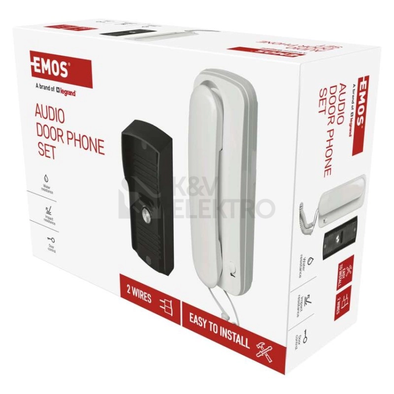 Obrázek produktu Sada audiovrátného EMOS H1085 1 účastník 13