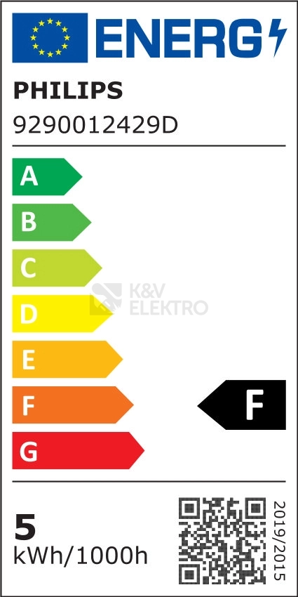 Obrázek produktu LED žárovka E27 Philips Classic ND 5W (40W) teplá bílá (2700K) 1