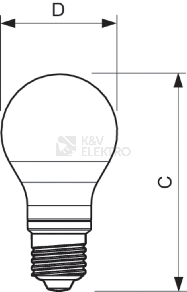 Obrázek produktu LED žárovka E27 Philips Classic ND 5W (40W) teplá bílá (2700K) 2