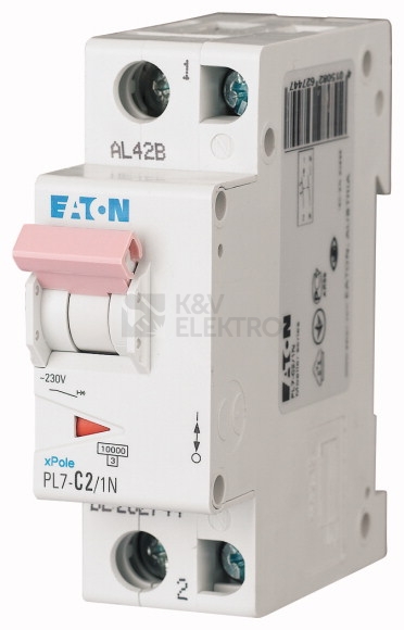 Obrázek produktu Jistič EATON PL7-B2/1N 2A 165218 0