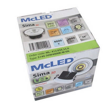 Podhledové LED svítidlo McLED Sima 30 30W 4000K ML-412.035.33.0 (obrázek 5)