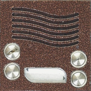 Obrázek produktu Modul vrátného TESLA KARAT 2-BUS 2 tlačítka (antika měděná) 4FN 230 98.1/N 0
