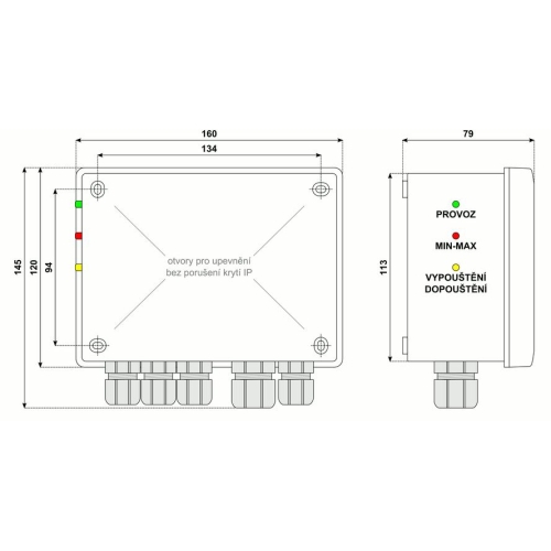 Hladinový spínač MAVE 2-S3 (obrázek 2)