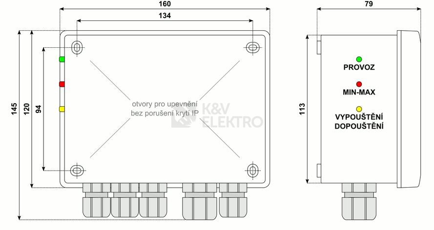 Obrázek produktu Hladinový spínač MAVE 2-S3 1