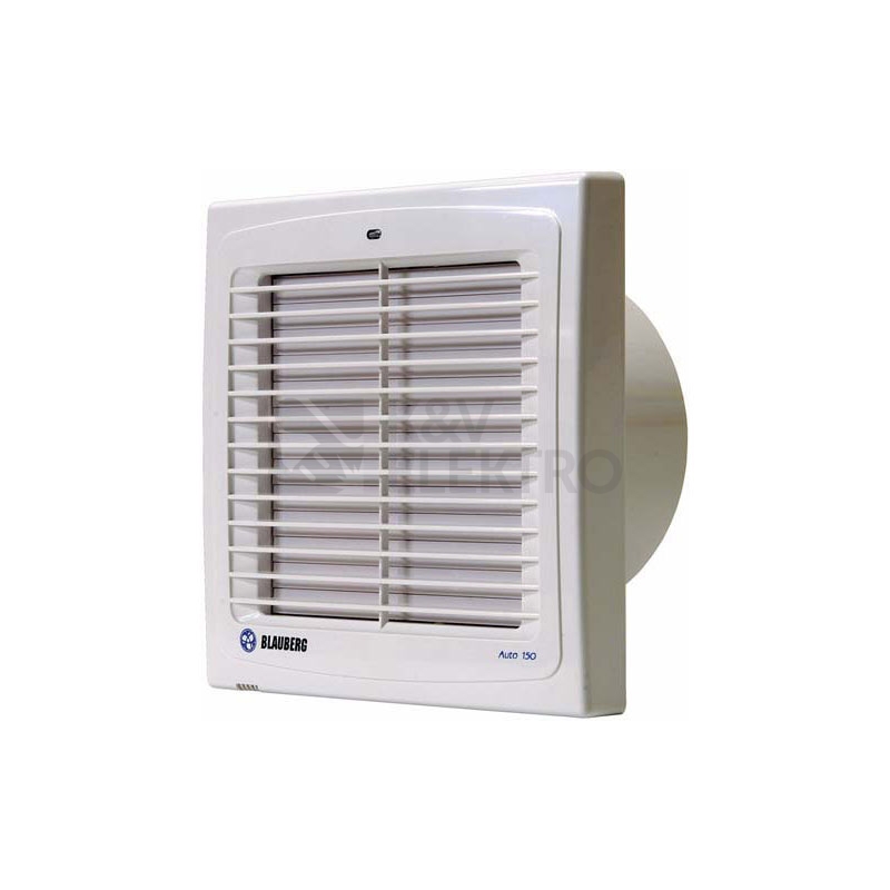 Obrázek produktu Axiální koupelnový ventilátor s automatickou žaluzií Blauberg AUTO 125 0