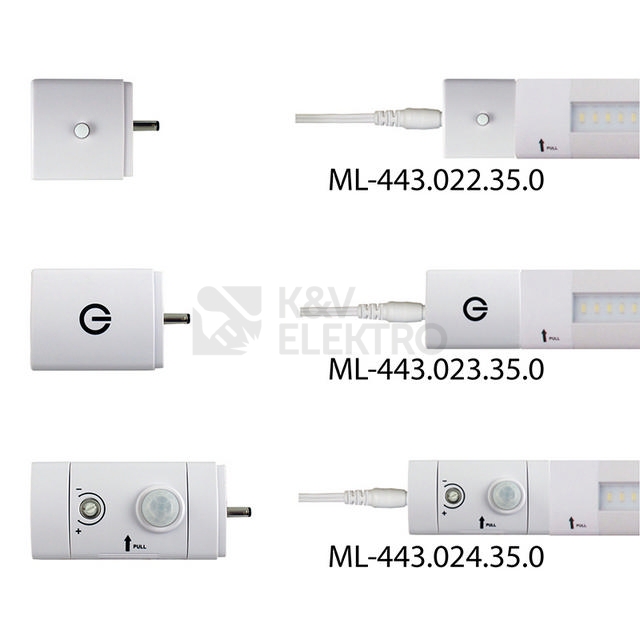 Obrázek produktu  LED svítidlo McLED 5W 4000K neutrální bílá LL5/300-4000K24V délka 303mm ML-443.001.35.0 1