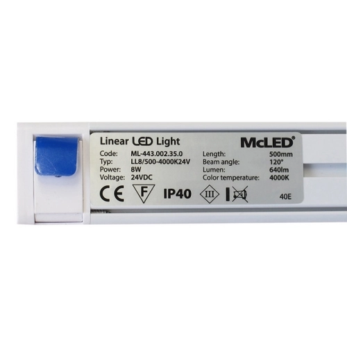 LED svítidlo lineární McLED 8W 500mm 4000K neutrální bílá 24V ML-443.002.35.0 (obrázek 8)