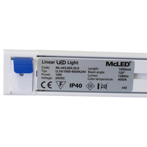 LED svítidlo McLED 16W 4000K neutrální bílá 24V délka 1005mm ML-443.003.35.0 (obrázek 9)
