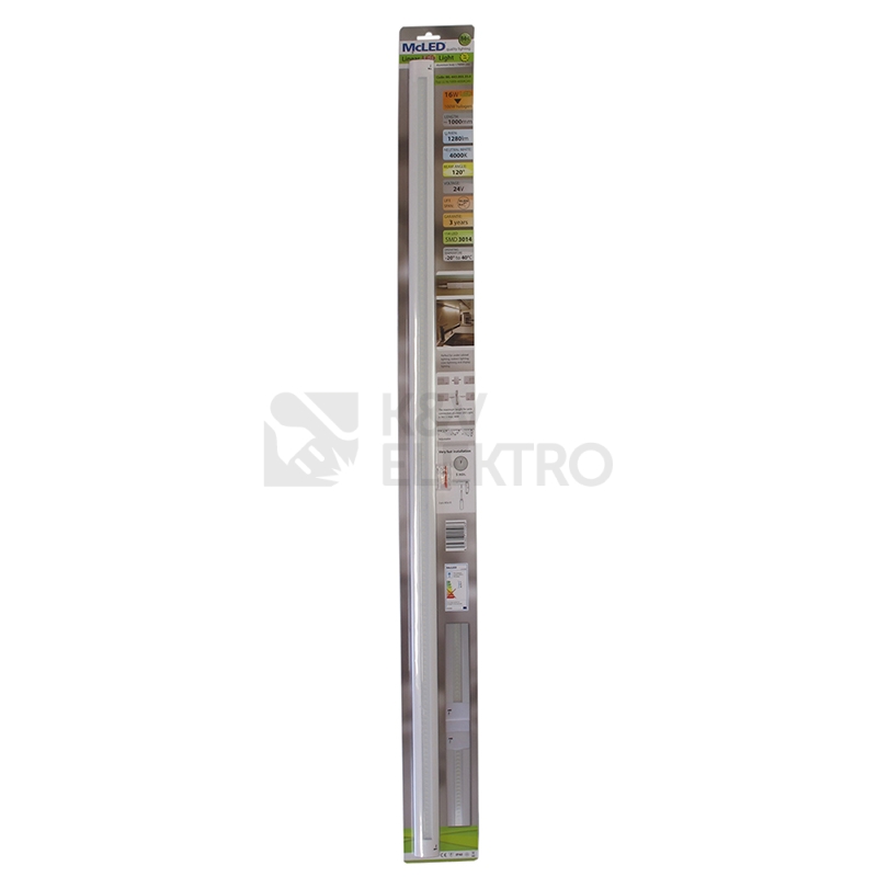 Obrázek produktu  LED svítidlo McLED 16W 4000K neutrální bílá 24V délka 1005mm ML-443.003.35.0 19