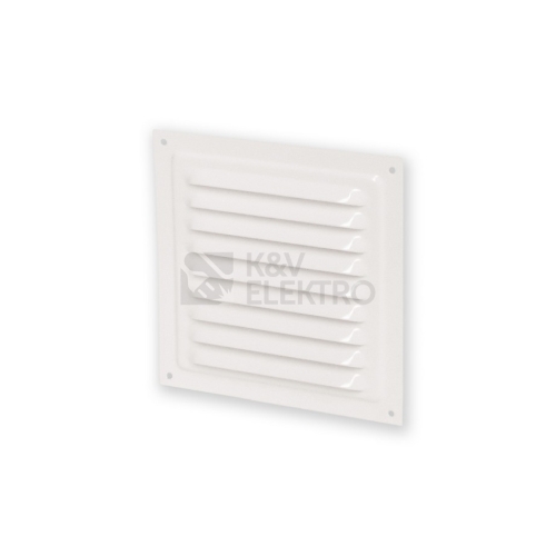 Mřížka 125x125mm bílá kovová VENTS MVM 125s síťka proti hmyzu 1009820