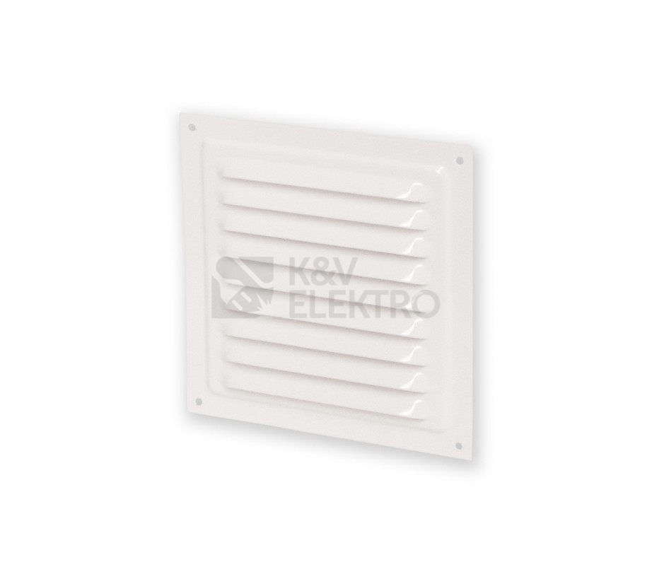 Obrázek produktu Mřížka 125x125mm bílá kovová VENTS MVM 125s síťka proti hmyzu 1009820 0