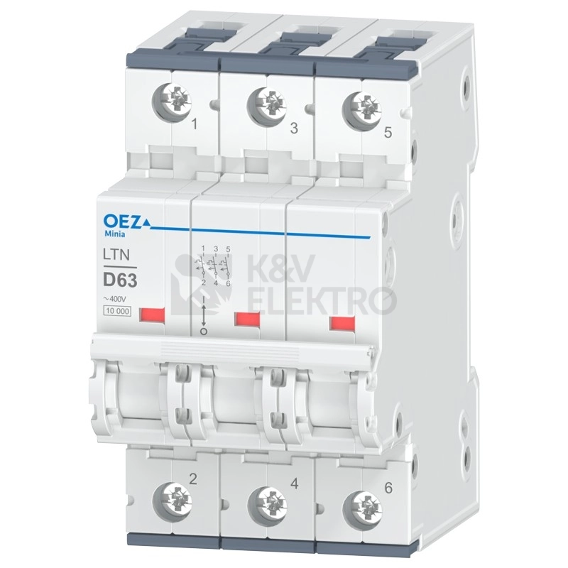 Obrázek produktu Jistič OEZ LTN-63D-3 0