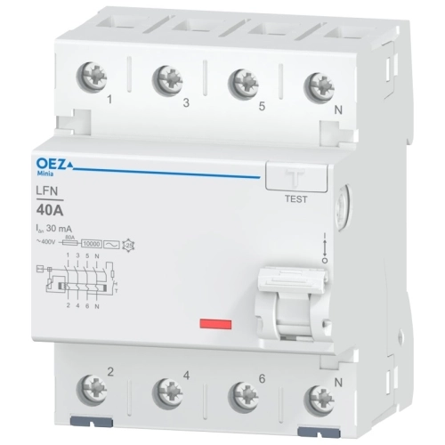 Proudový chránič OEZ LFN-40-4-030AC 40A 30mA AC