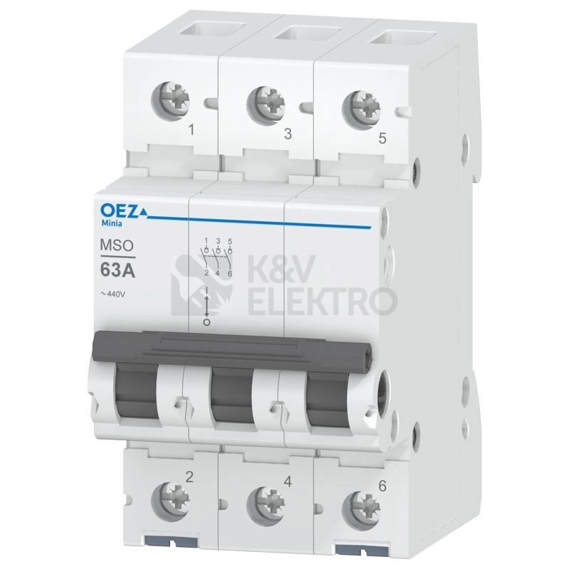 Obrázek produktu Instalační vypínač OEZ MSO-63-3 63A 0