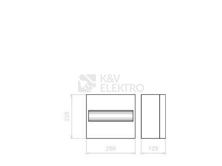 Obrázek produktu Rozvodnice EATON BC-A-1/13-TW-A na omítku bílé dveře 13M 101562 1