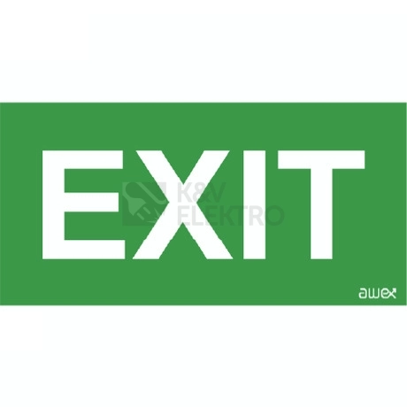 Obrázek produktu Piktogram Modus Awex OZAWPIK28S EXIT (100x300mm) 0