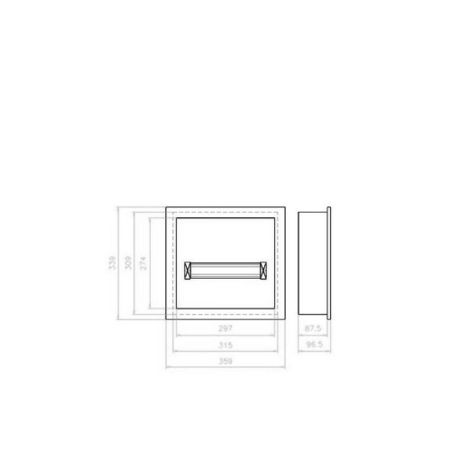 Rozvodnice pod omítku EATON KLV-12UPS-F /KLV-U-1/14-F/ 178814 (obrázek 3)