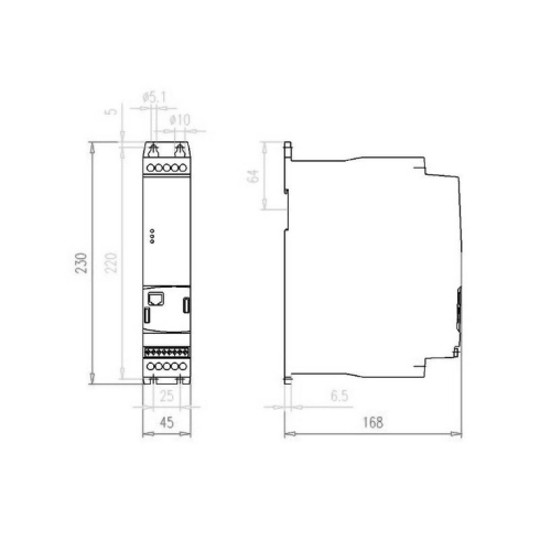 Frekvenční měnič EATON DE1-127D0FN-N20N 1x230/3x230VAC 1,5kW 7A IP20 RFI filtr 174331 (obrázek 6)