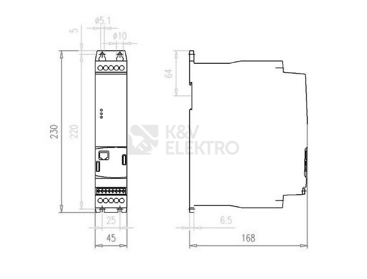 Obrázek produktu Frekvenční měnič EATON DE1-127D0FN-N20N 1x230/3x230VAC 1,5kW 7A IP20 RFI filtr 174331 1