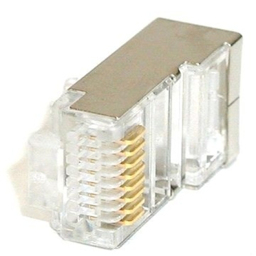 Levně Konektor RJ45 8p8c Cat.5e STP (FTP) stíněný