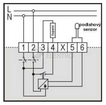 Obrázek produktu Pokojový termostat OJ Electronic OCD4-1999 1