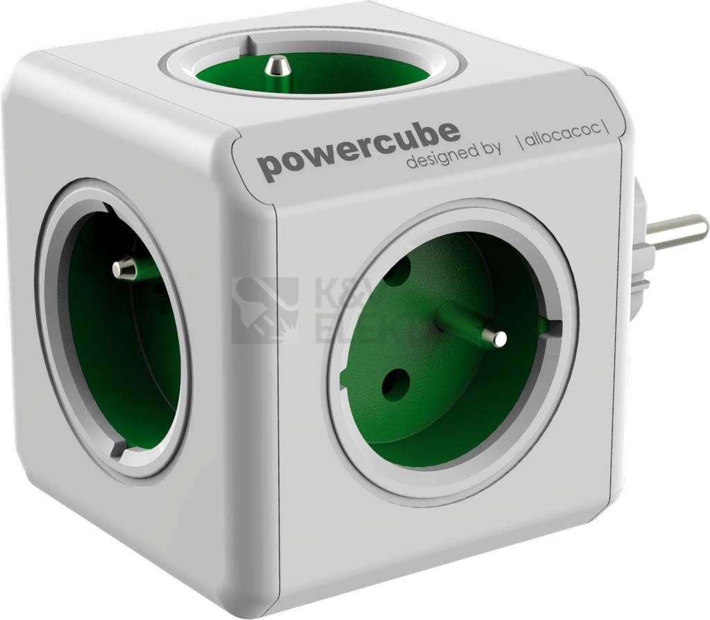 Obrázek produktu POWERCUBE ORIGINAL 5X230V zelená 0