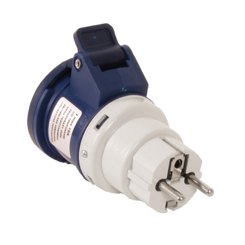 Adaptér CEE zásuvka / domovní vidlice Famatel 13912 230V/16A IP40