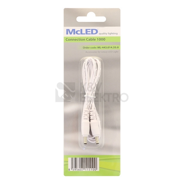 Obrázek produktu Propojovací kabel 1000mm k lineárnímu LED svítidlu ML-443.014.35.0 2